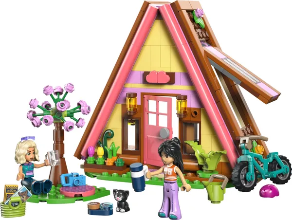 Set Construcție LEGO 42682 Glamping la Cabană - imagine 4
