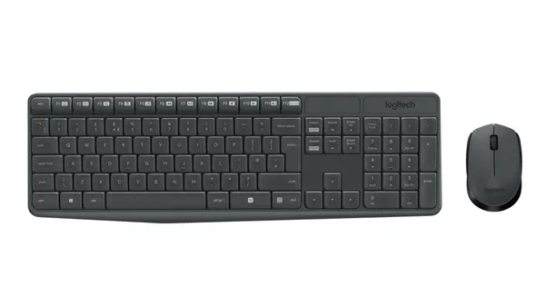Kit Wireless LOGITECH MK235 Tastatură Multimedia și Mouse Negru - imagine 4
