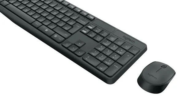 Kit Wireless LOGITECH MK235 Tastatură Multimedia și Mouse Negru - imagine 6