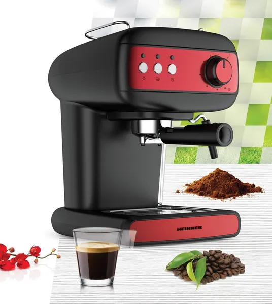 Espressor HEINNER Red Boquette HEM-1100BKRD - imagine 2
