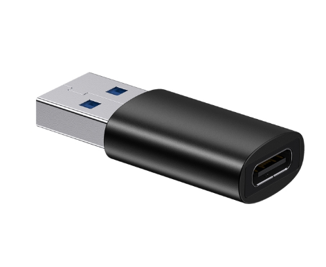 Adaptor BASEUS Ingenuity Series Mini OTG USB 3.1 la Type-C Negru
