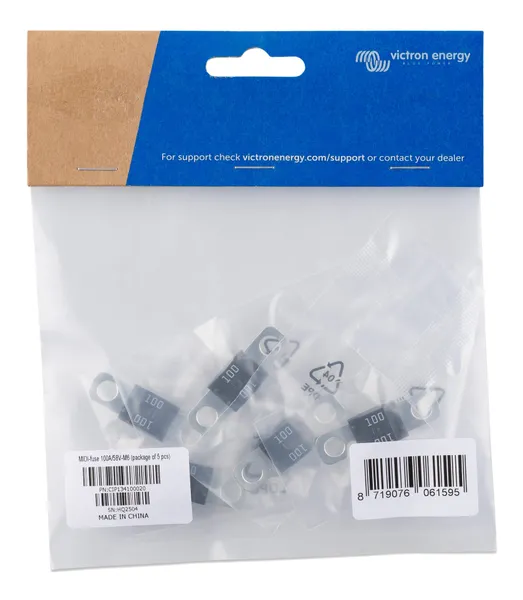 Siguranță MIDI VICTRON ENERGY 100A 58V M6 Pachet 5 Bucăți