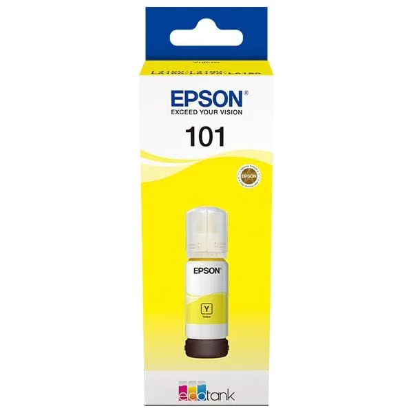 Cartuș Cerneală EPSON 101 EcoTank Yellow 70ml Original - imagine 2