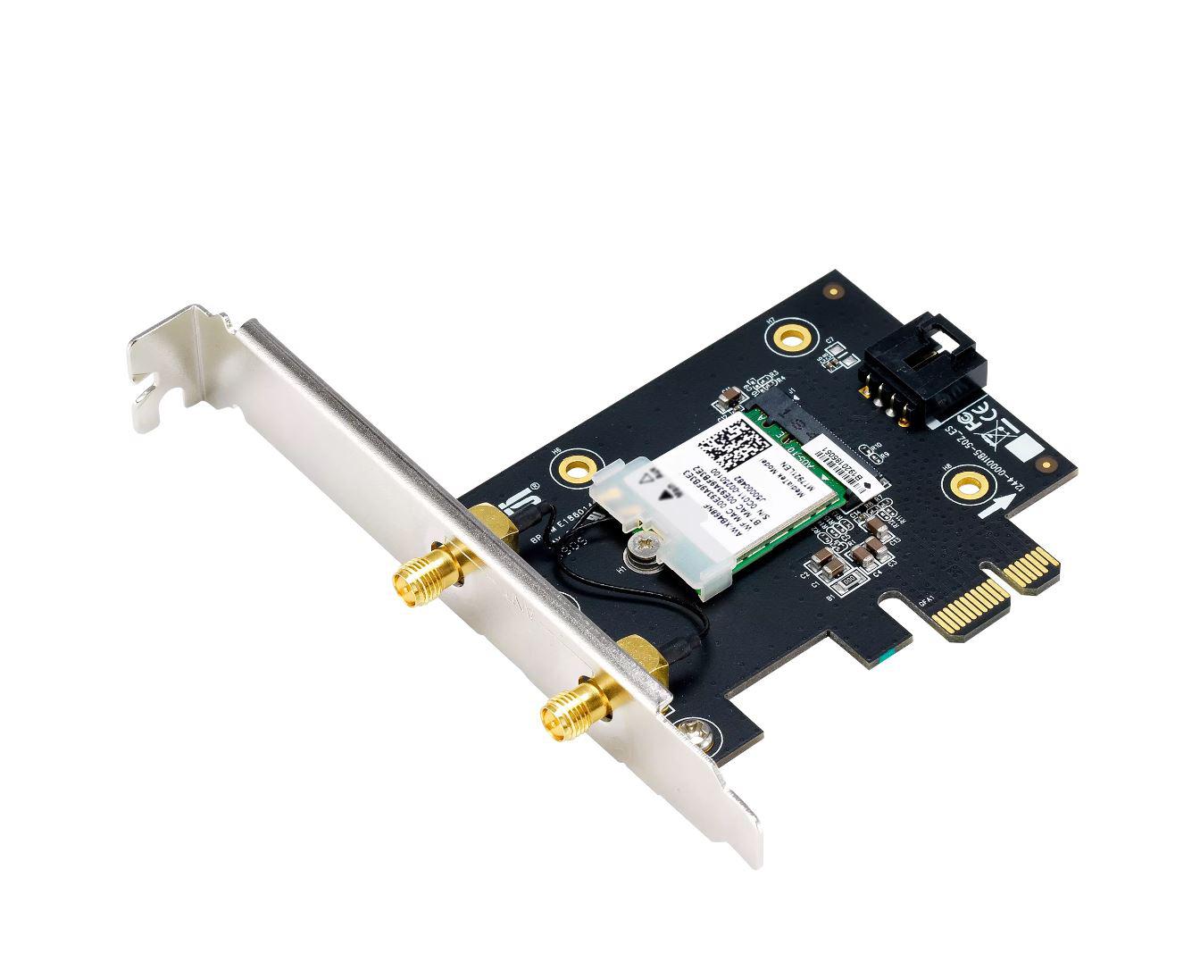Placă de rețea ASUS PCE-AXE5400 WiFi 6E 5400Mbps PCIe - imagine 2