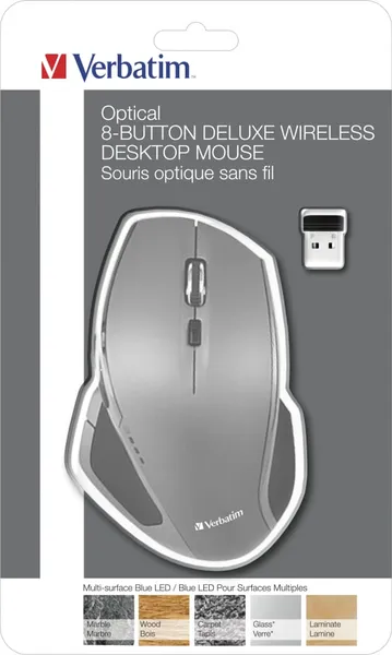 Mouse VERBATIM Deluxe Wireless 8 Butoane 49041 - imagine 3