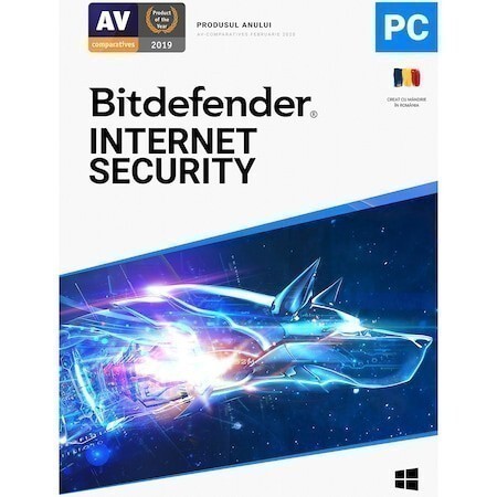 Licență Antivirus BITDEFENDER Internet Security Windows 1 An 1 Dispozitiv