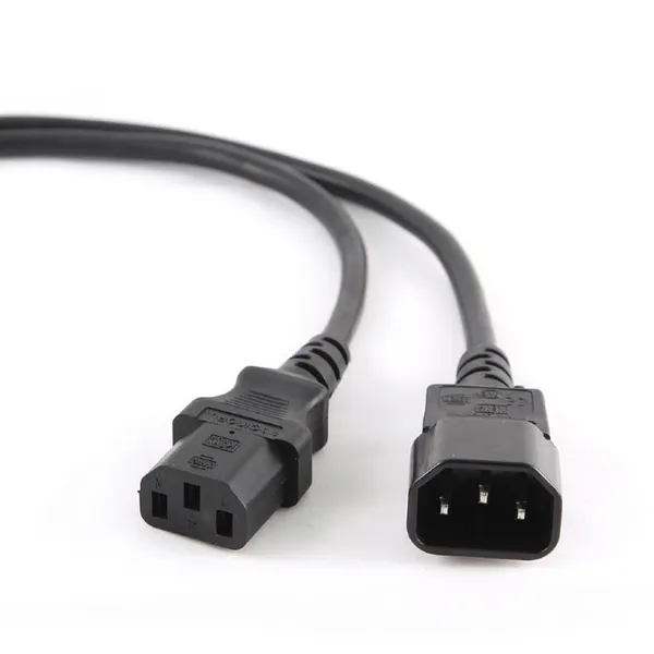 Cablu alimentare PC GEMBIRD PC-189 C13-C14 6A Negru