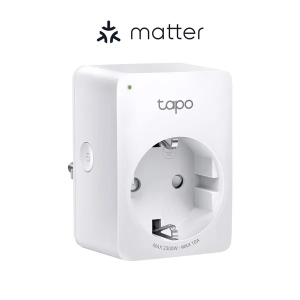 Priză inteligentă TP-LINK Tapo P100M Matter WiFi Alb