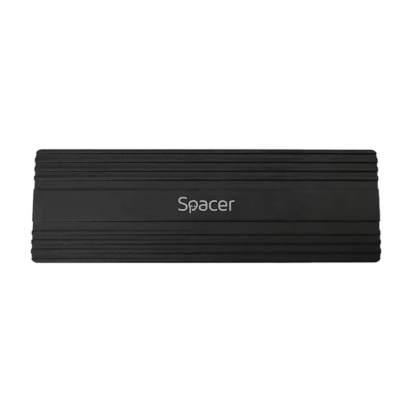 Rack Extern SPACER SSD M.2 PCIe NVMe USB 3.1 Type C Negru - imagine 2