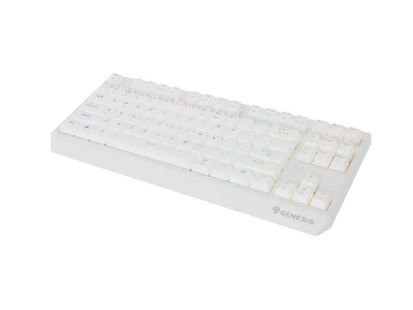 Tastatură Gaming GENESIS Thor 230 TKL Wireless Mecanică RGB Alb