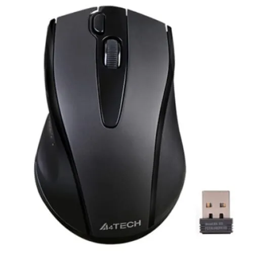 Mouse A4TECH G9-500FS-BK Wireless Negru 1000 dpi - imagine 2