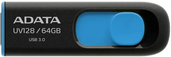 Memorie USB ADATA AUV128-64G-RBE 64GB USB 3.2 Negru