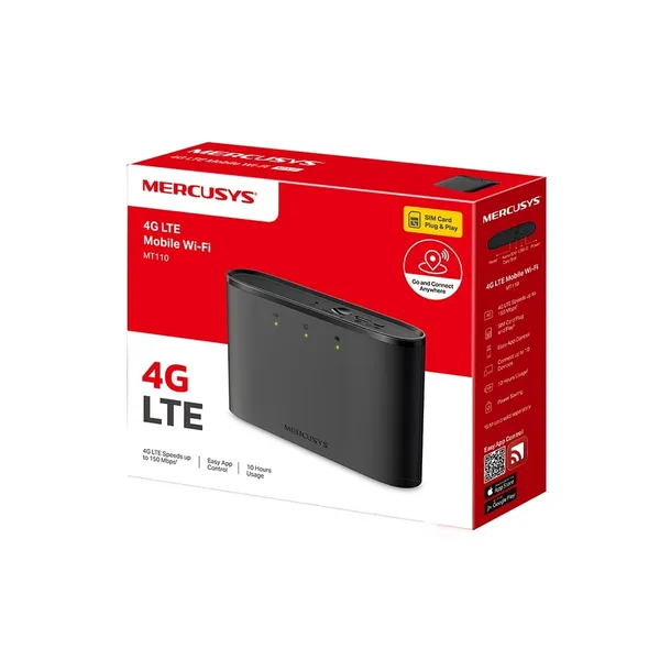 Router Wireless MERCUSYS MT110 4G LTE Portabil 2200mAh - imagine 9