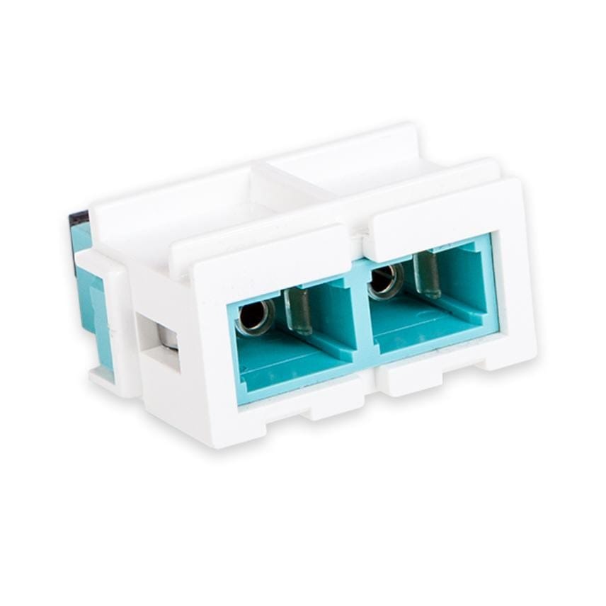 Adaptor NEXANS LANmark Duplex SC Multimode Aqua N205.619