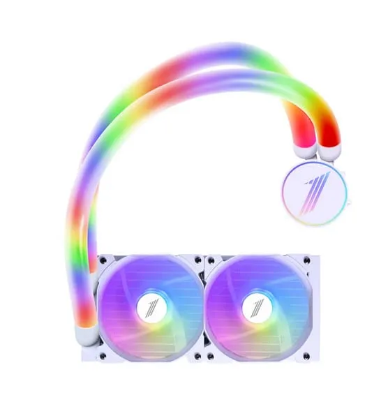 Cooler Procesor 1stPLAYER Mothra MT-240 Alb Lichid 2 Ventilatoare aRGB