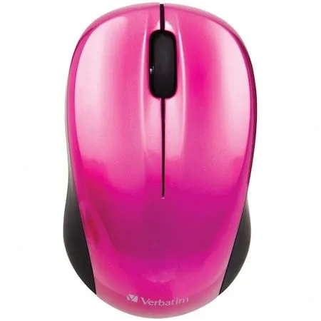 Mouse Wireless VERBATIM Go Nano 1600 DPI Roz 49043
