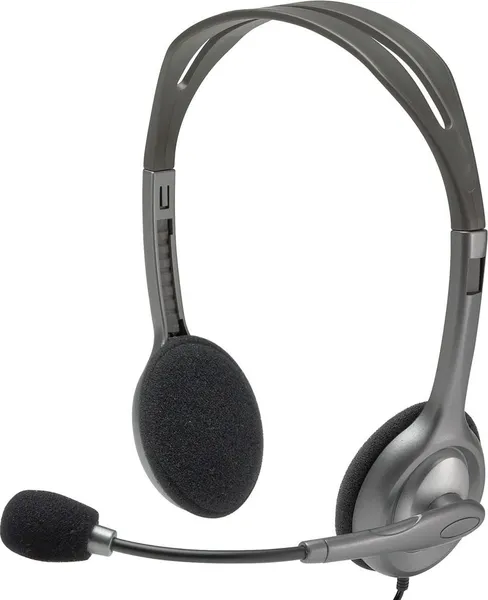 Căști LOGITECH H111 cu fir Microfon pe braț Negru