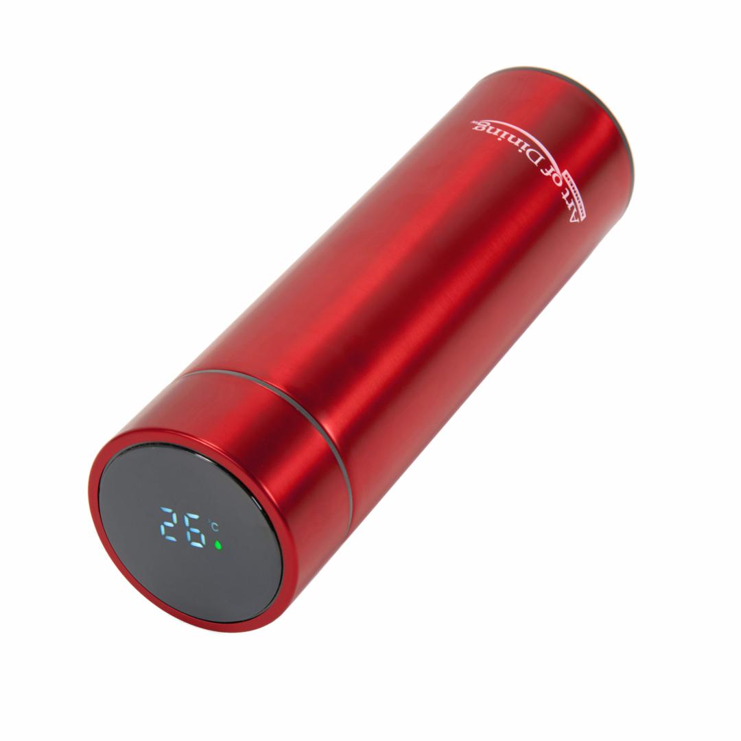 Termos HEINNER Art Of Dinning 450ml Inox Roșu cu LED - imagine 2