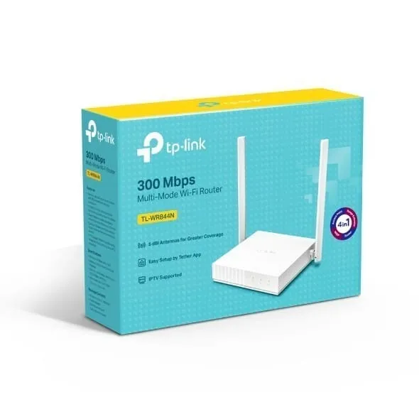 Router Wireless TP-LINK TL-WR844N Wi-Fi 4 Single-Band - imagine 2