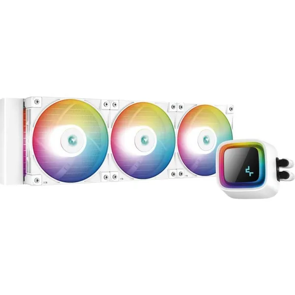Cooler Procesor DEEPCOOL LS720 WH Lichid 120 mm 3 Ventilatoare aRGB