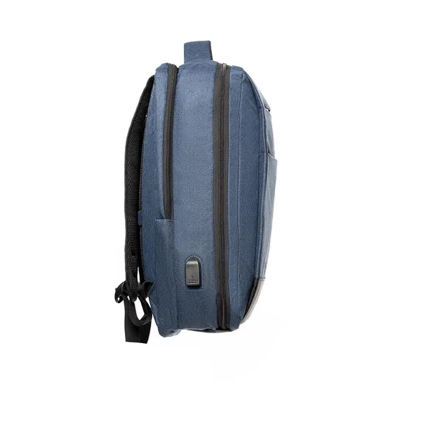 Rucsac SPACER New York Albastru 17 inch Waterproof - imagine 10