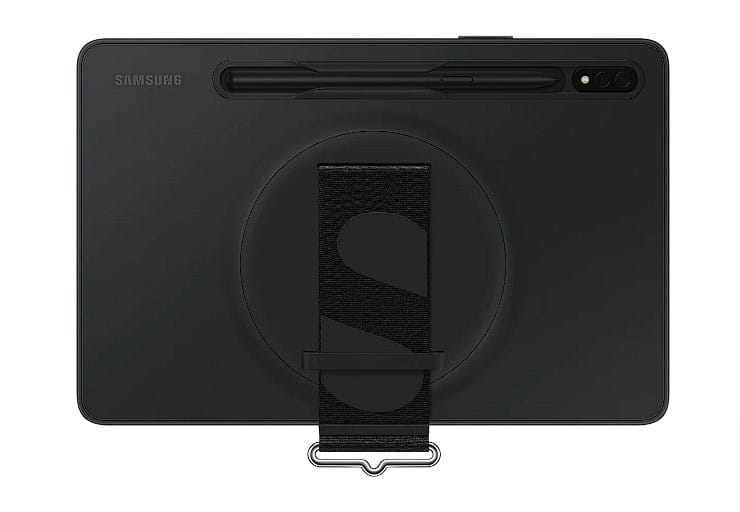Husă Tableta SAMSUNG Galaxy Tab S8/S7 Strap Cover Negru EF-GX700CBEGWW