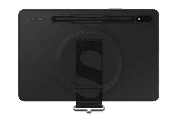 Husă Tableta SAMSUNG Galaxy Tab S8/S7 Strap Cover Negru EF-GX700CBEGWW