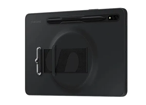 Husă Tableta SAMSUNG Galaxy Tab S8/S7 Strap Cover Negru EF-GX700CBEGWW - imagine 3