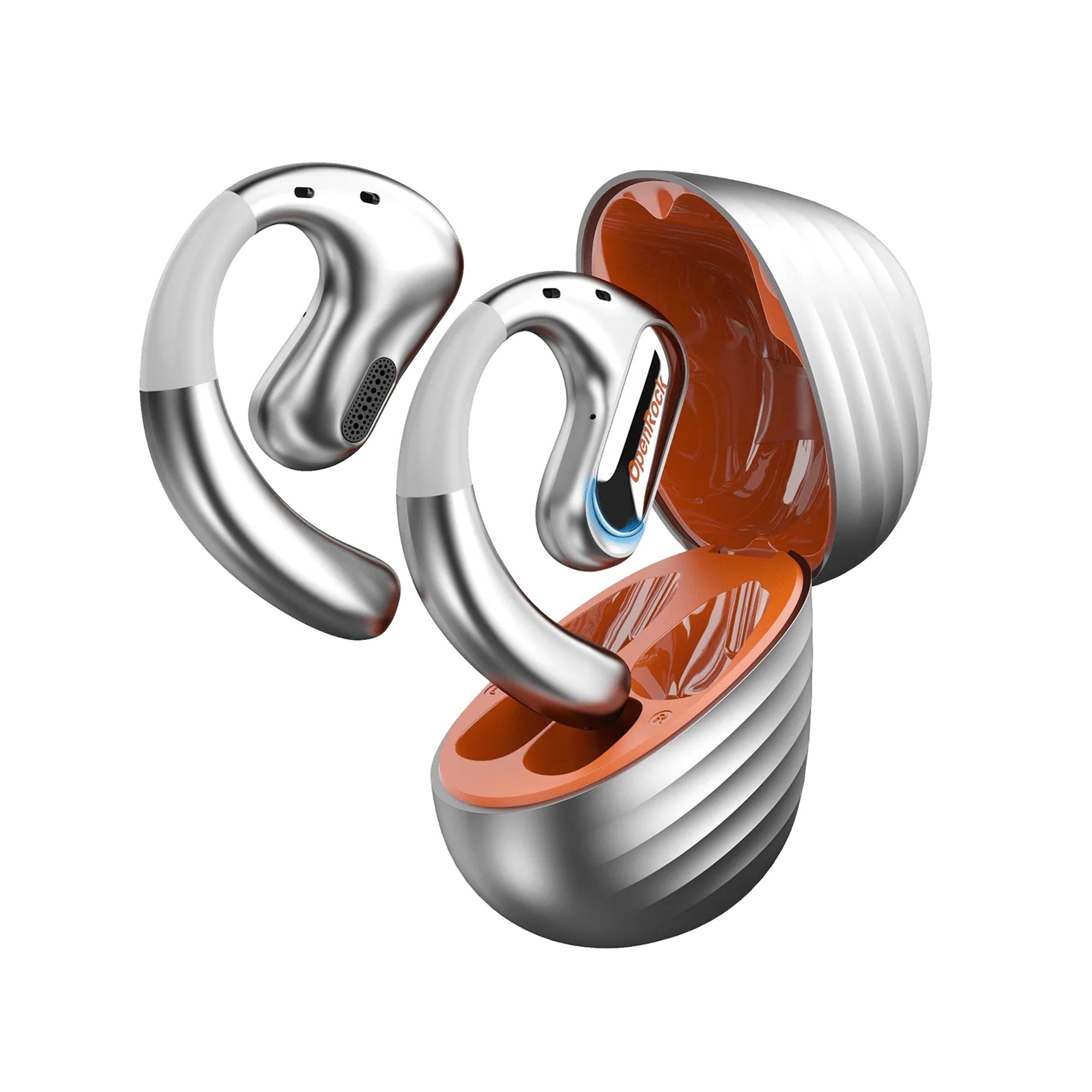 Căști ONEODIO OpenRock Pro TWS Bluetooth 5.2 IPX5 Crem