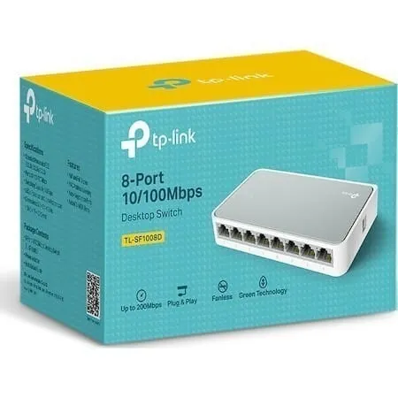 Switch TP-LINK TL-SF1008D 8 porturi 10/100 Mbps - imagine 5