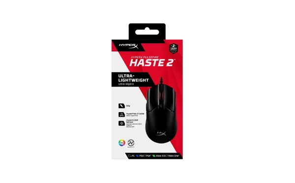 Mouse HP HYPERX Pulsefire Haste 2 26000 DPI Negru - imagine 3