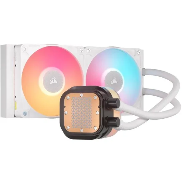Cooler Procesor CORSAIR iCUE LINK TITAN 240 RX LCD Alb - imagine 2
