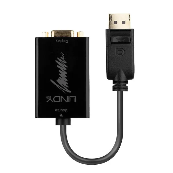 Adaptor Activ LINDY LY-41006 DisplayPort to VGA Negru - imagine 3