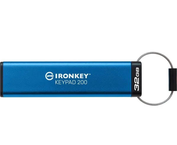 Memorie USB KINGSTON IronKey Keypad 200 32GB IKKP200/32GB - imagine 2