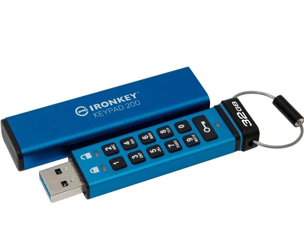 Memorie USB KINGSTON IronKey Keypad 200 32GB IKKP200/32GB - imagine 4