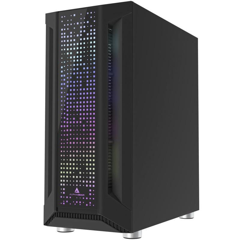 Carcasă PC ALPHAGEAR Trickster RGB Mid Tower Negru