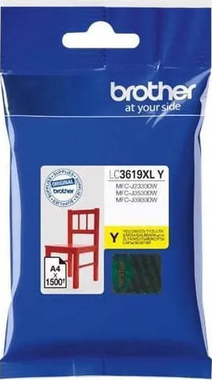 Cartuș Cerneală BROTHER LC3619XLY Galben 1500 pagini - imagine 2