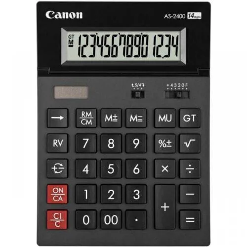 Calculator birou CANON AS-120 II 12 digiti Negru - imagine 2