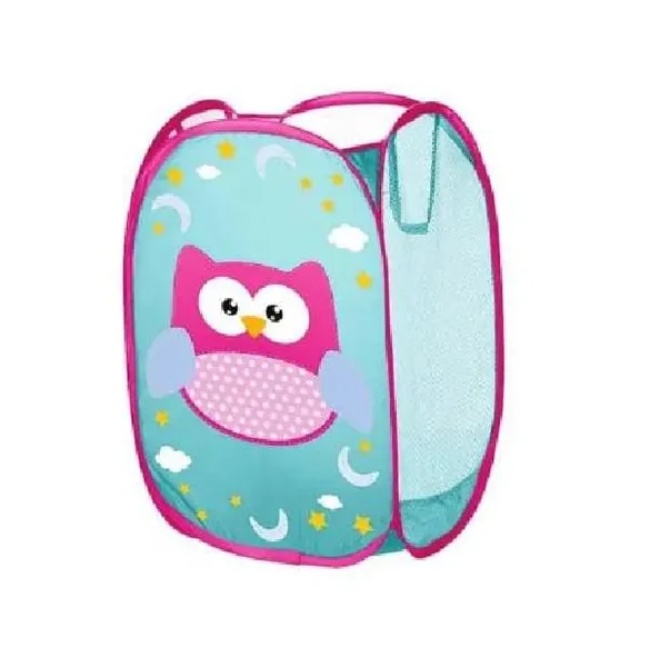 Coș Depozitare Jucări U-GROW Blue/Roz 48x32x30cm