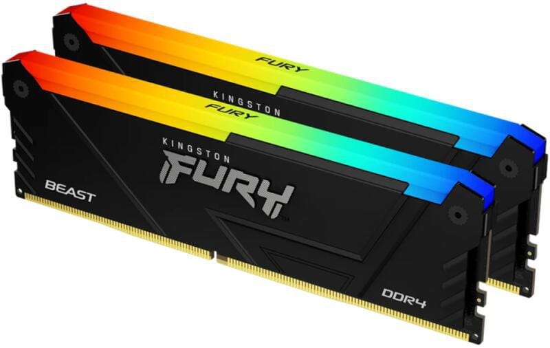 Memorie RAM KINGSTON FURY Beast RGB 32GB DDR4 3600MHz CL18