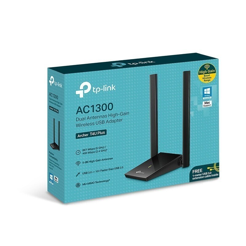 Adaptor Wireless TP-LINK Archer T4U Plus AC1300 - imagine 3