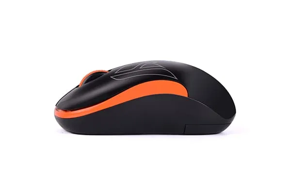 Mouse A4TECH G3-300N-BO Wireless 2.4GHz Negru-Portocaliu - imagine 3