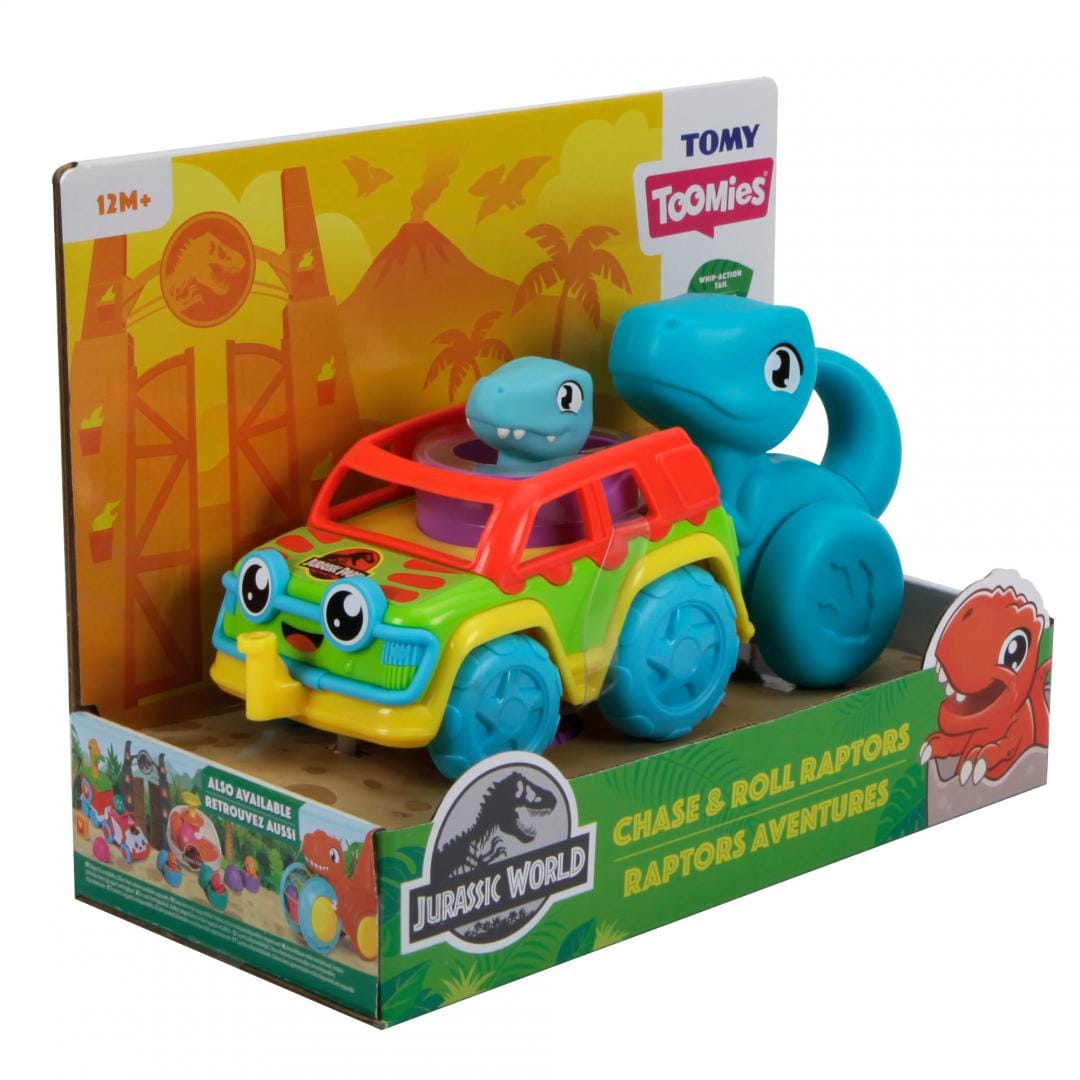 Jucărie Interactivă TOMY Jurassic World Chase and Roll Aventura