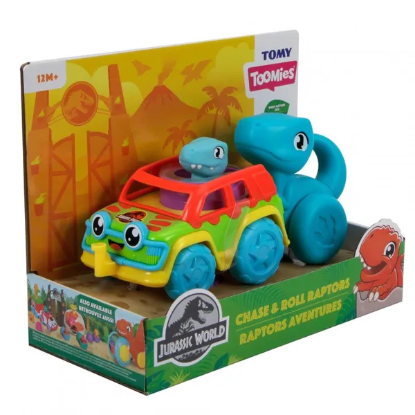 Jucărie interactivă TOMY Jurassic World Chase and Roll Aventura