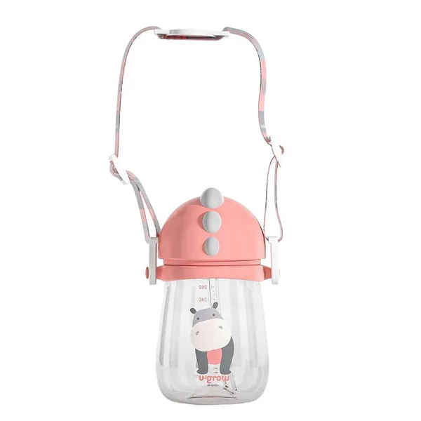 Cană 3 în 1 U-GROW 260 ml Tritan Dark Pink - imagine 6