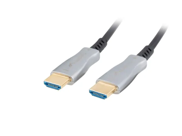 Cablu HDMI LANBERG v2.0 M/M 10 m Optic AOC Negru