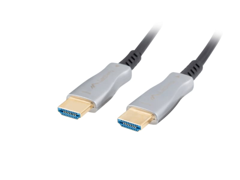 Cablu HDMI LANBERG v2.0 M/M 10 m Optic AOC Negru
