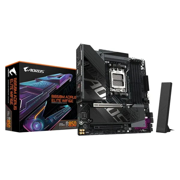 Placă de bază GIGABYTE B850M AORUS ELITE WIFI6E AM5 mATX DDR5