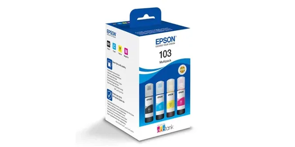 Set Cartușe Cerneală EPSON 103 CMYK 4x65ml C13T00S64A
