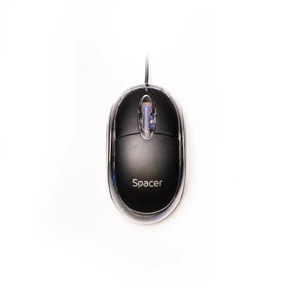 Mouse SPACER SPMO-080 USB Optic 800 DPI Negru - imagine 2